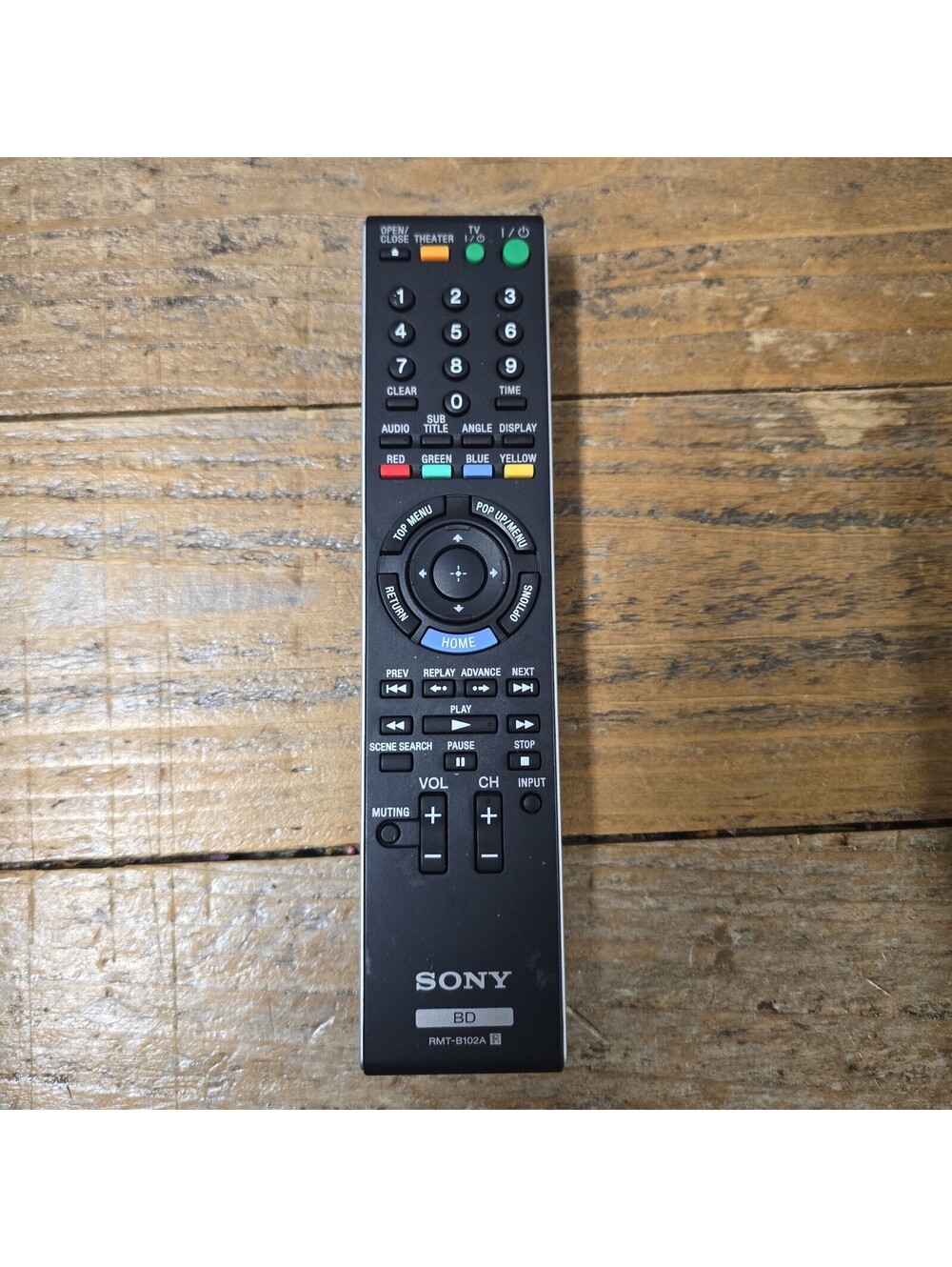 OEM Original SONY RMT-B102A Blu-Ray Remote Control
